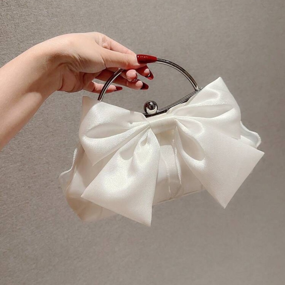 Nice white wedding or party bag